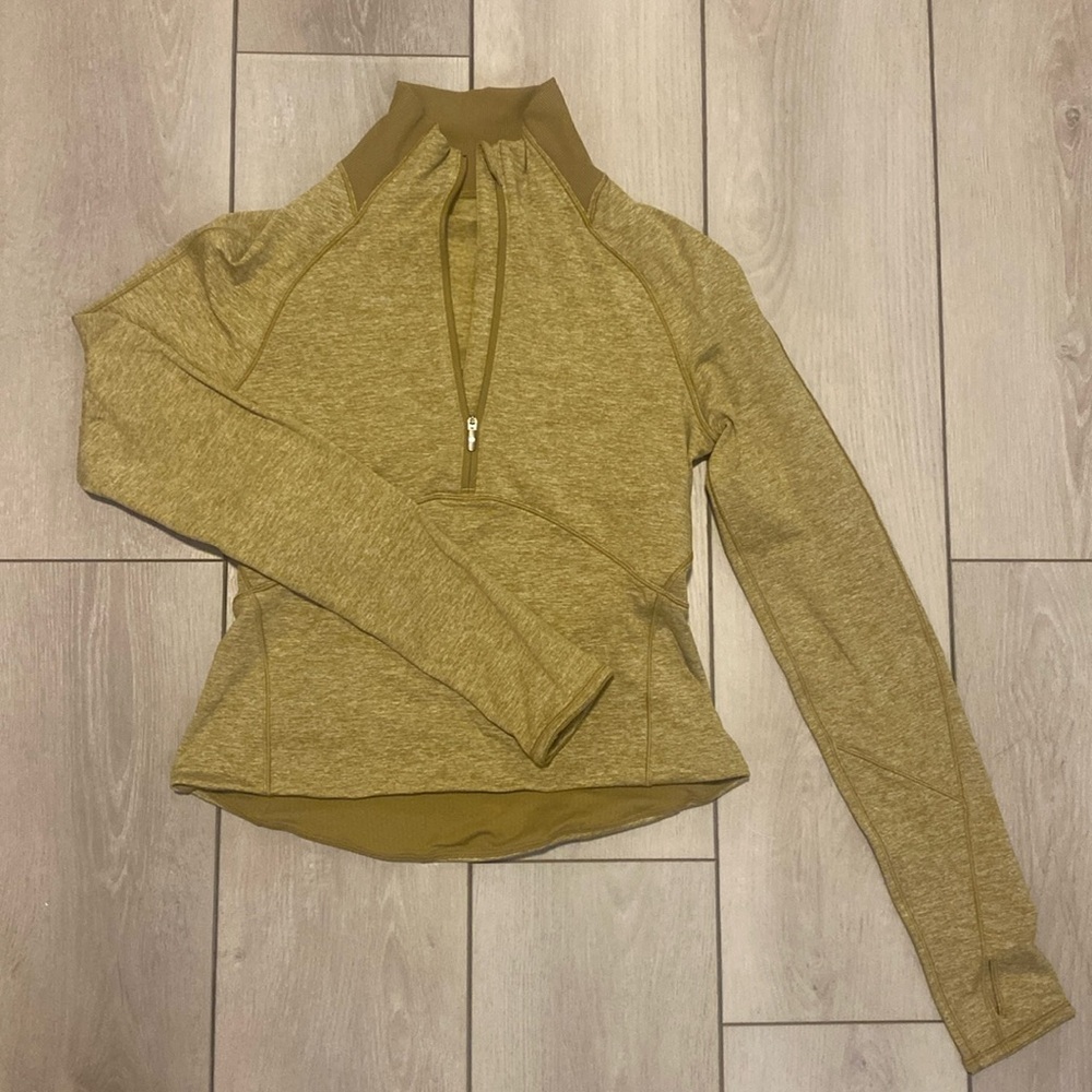 Lululemon “Always Alert 1/2 zip Heathers Grape Leaf” size 4